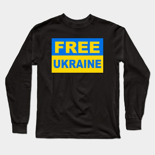 Free Ukraine Long Sleeve T-Shirt by Vladimir Zevenckih